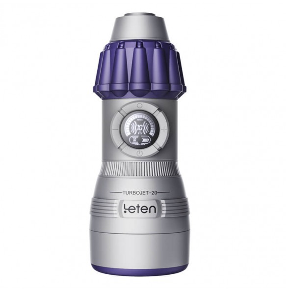 HK LETEN - TURBOJET-20 Sucking Male Masturbator (Chargeable - Grey)